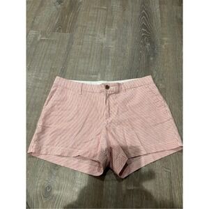 Old Navy Everyday Shorts Pink White Striped Casual Summer Shorts‎